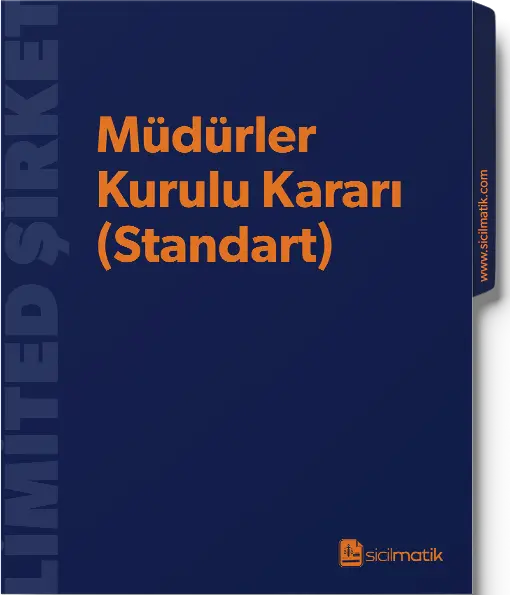 Müdürler Kurulu Kararı (Standart)