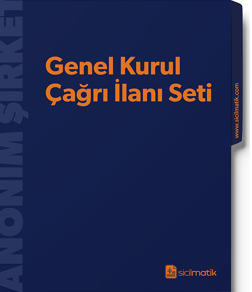 Genel Kurul Çağrı İlanı Seti