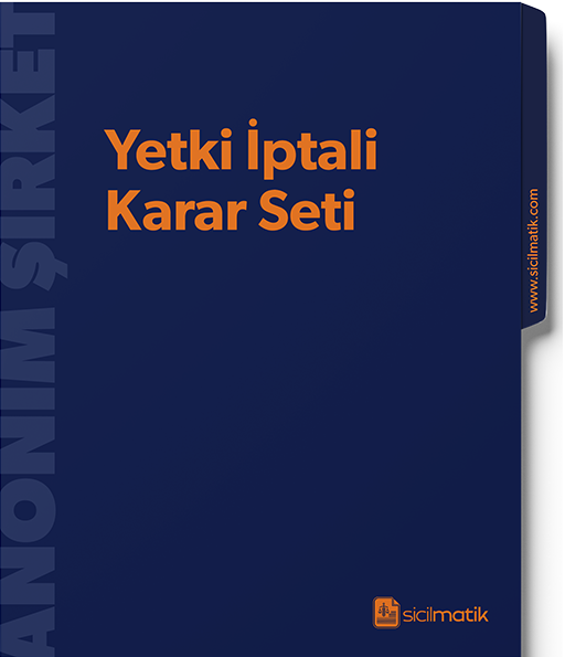 Yetki İptali Karar Seti